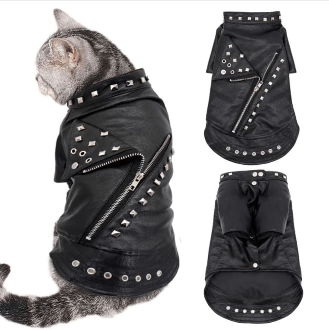 Leren jas voor katten - Afbeelding 4