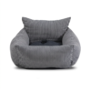 Grijs gestreept 35cm hoog, 40cm lang, 65cm breed