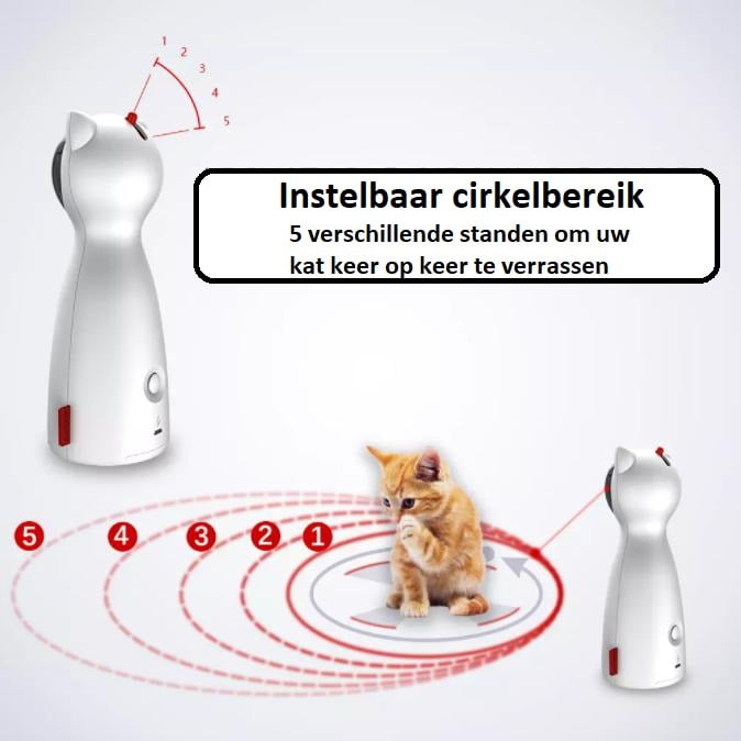 Automatisch Laserspeeltje voor Kat - Afbeelding 4