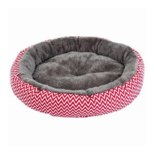Zig Zag Print Hondenbed