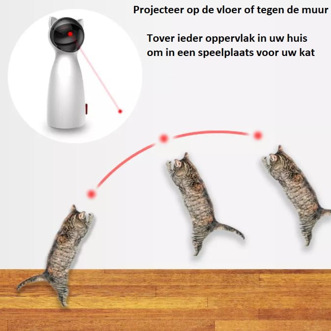 Automatisch Laserspeeltje voor Kat - Afbeelding 3