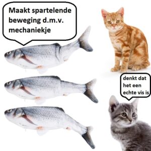 Elektrisch Oplaadbare Spartelende Vis Dierenspeeltje
