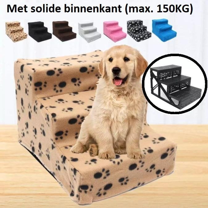 Solide huisdiertrapje 3 treden - Afbeelding 4