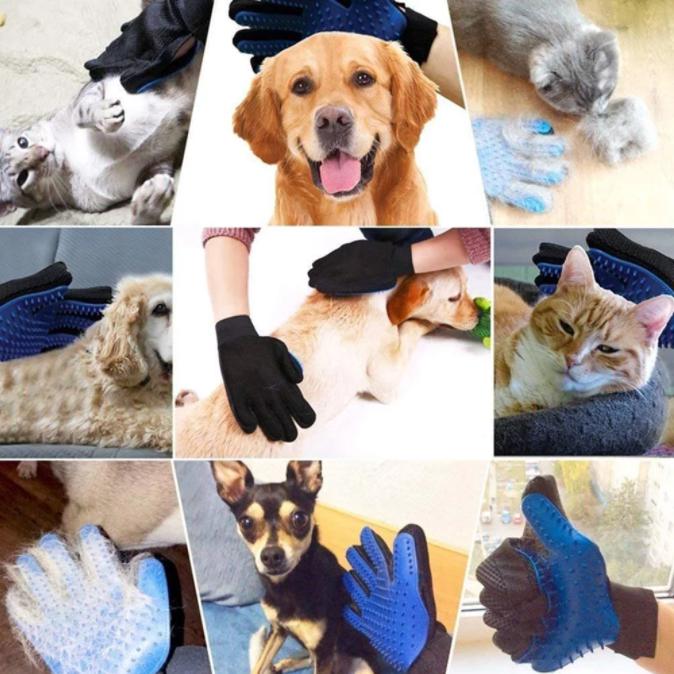 Vachtverzorging handschoen voor huisdieren - Afbeelding 2