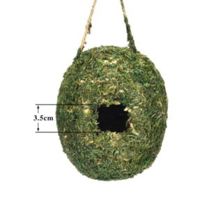 Vogelhuisje van gras