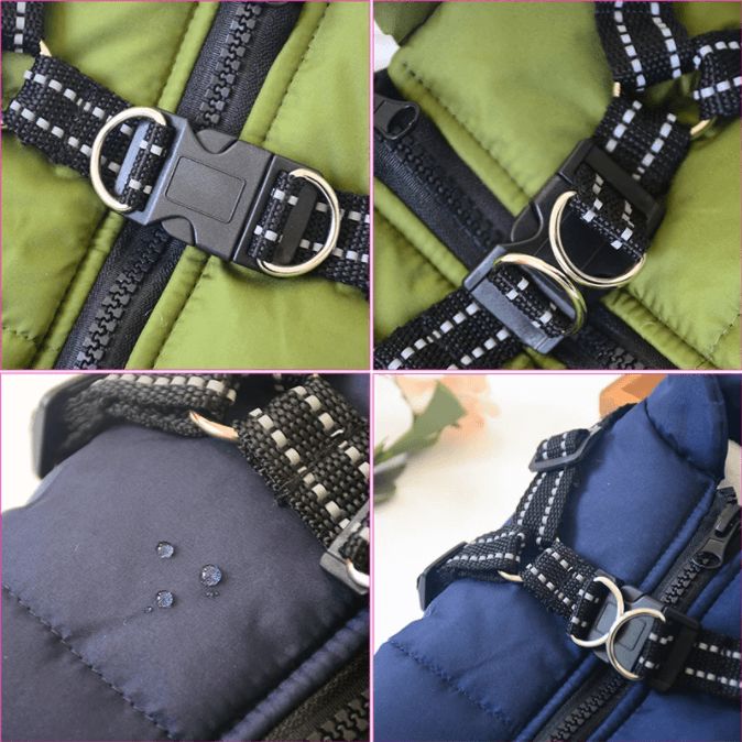 Waterproof bodywarmer voor honden - Afbeelding 5