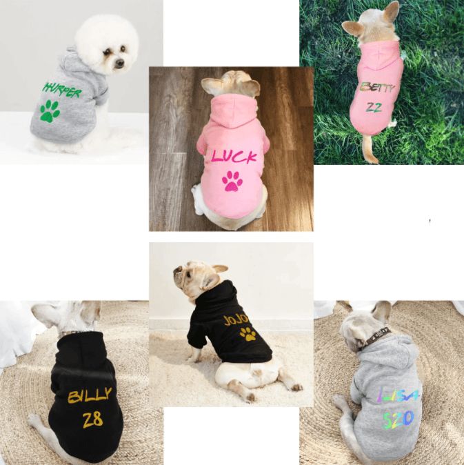 Hondenhoodie met naam