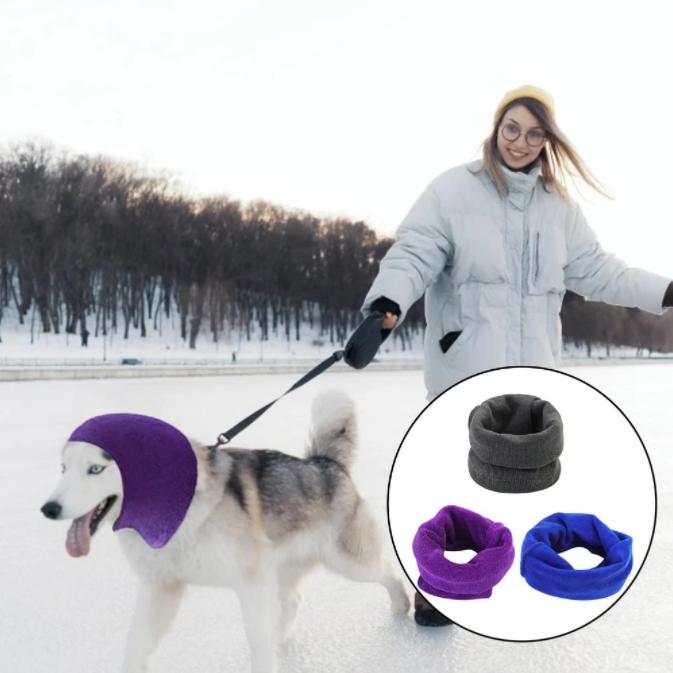 Warme Wintermuts - Hoofdband voor Honden