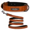 Donker oranje + riem 120cm