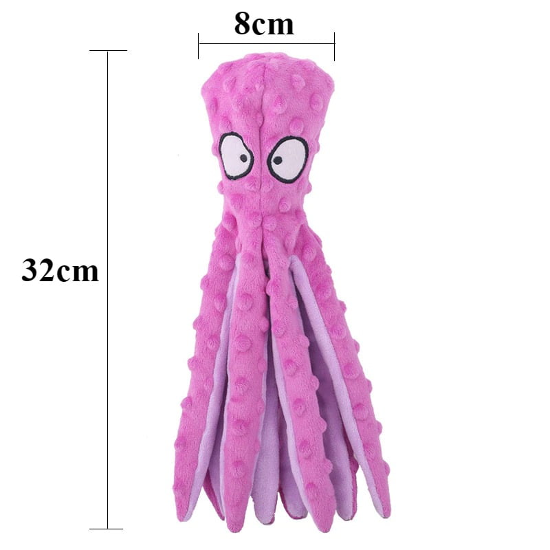 Squeaky Squid - Piepend hondenspeeltje - Afbeelding 2