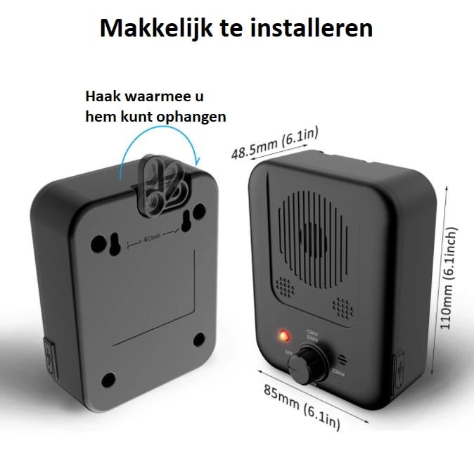 Ultrasone Antiblaf Oplossing voor in huis - Afbeelding 3