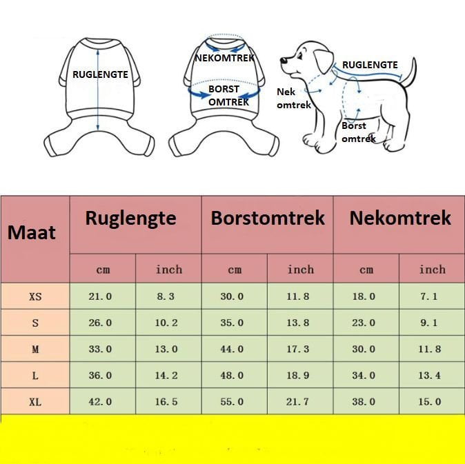 Bodywarmer voor honden waterproof - Afbeelding 2