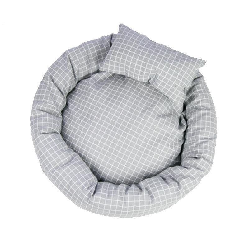 Dierenbed ruitjesprint - Afbeelding 4