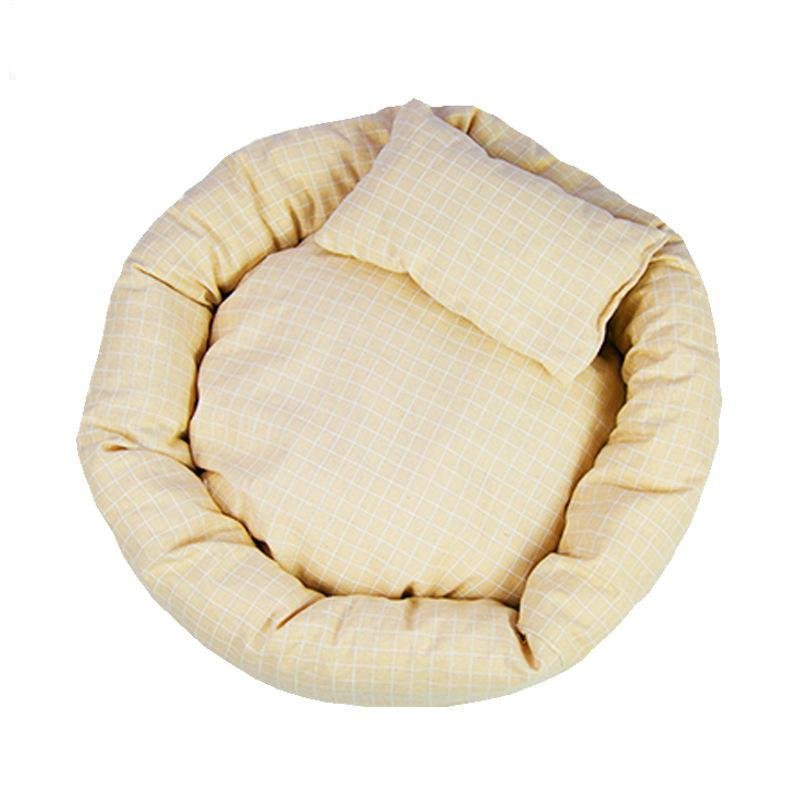 Dierenbed ruitjesprint - Afbeelding 2