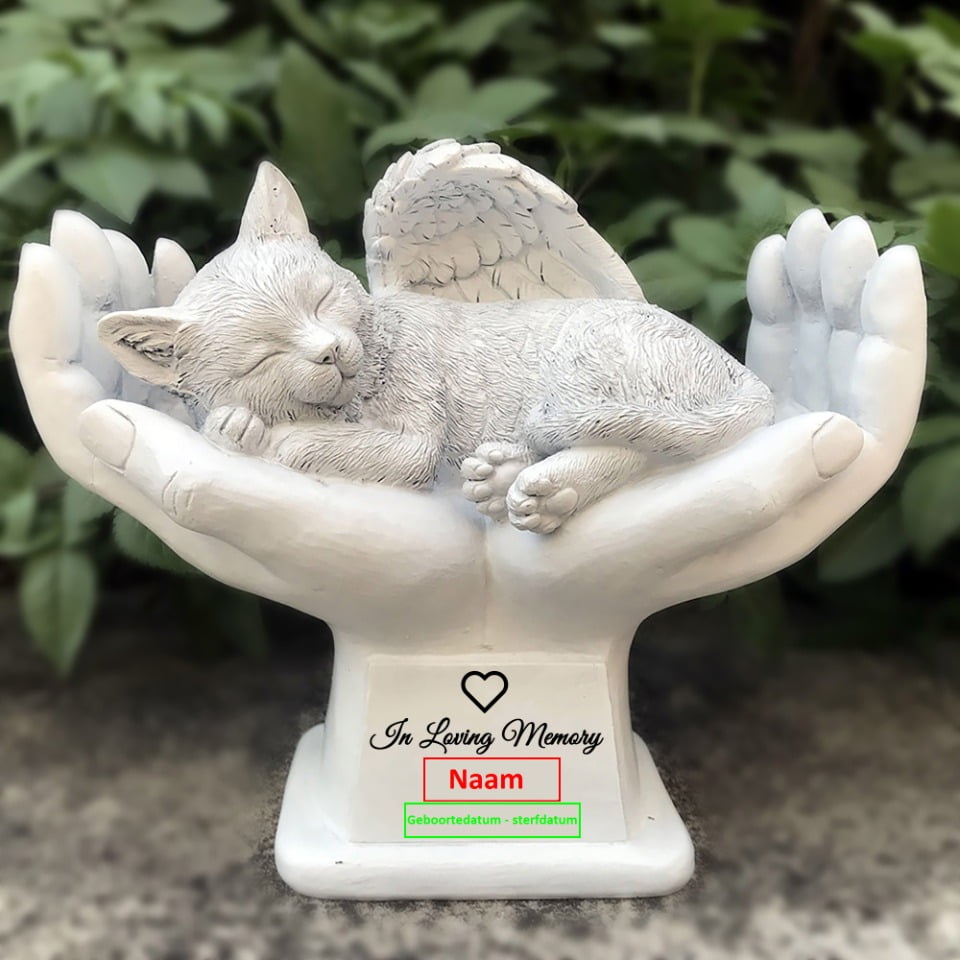 Gepersonaliseerd Gedenkbeeld voor Katten - Afbeelding 5
