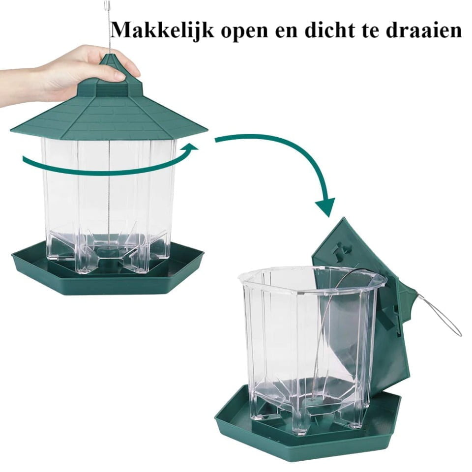 Kunststof Voederhuis voor Vogels - Afbeelding 2