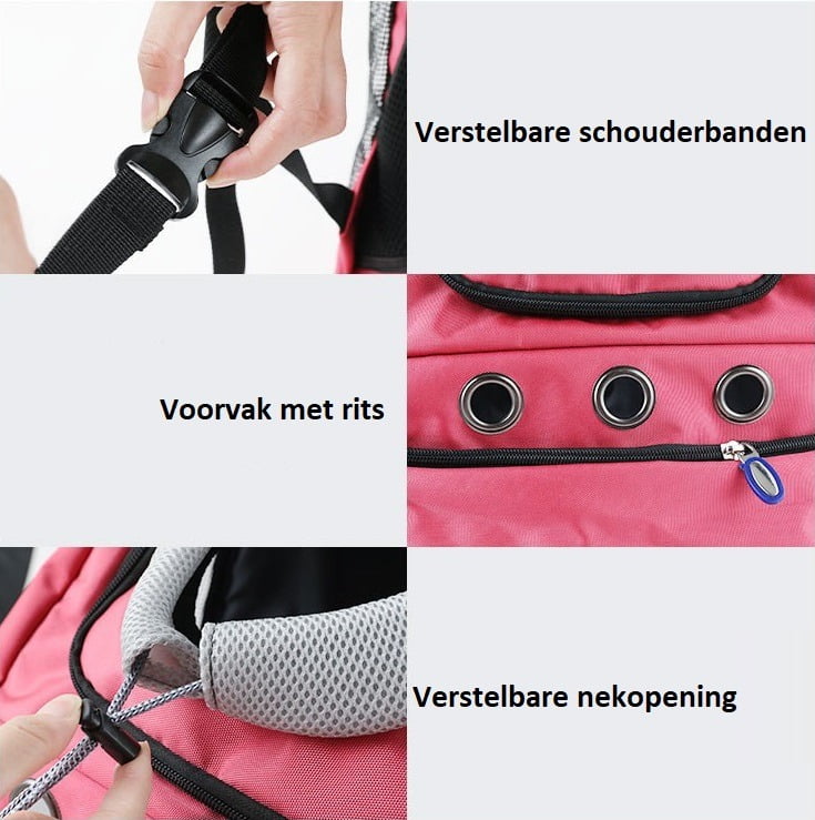 The Dog Face Carry Pro - Rugzak voor Honden - Afbeelding 3