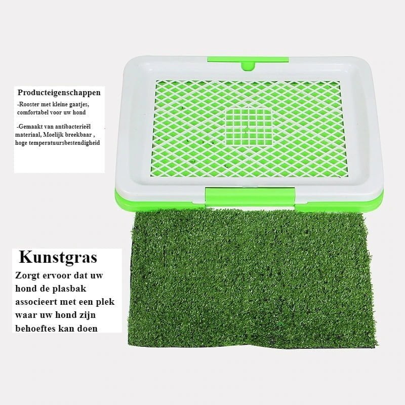 Hondentoilet met kunstgras - Zindelijkheidstraining - Afbeelding 2