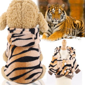 Tijgerhoodie voor Huisdieren