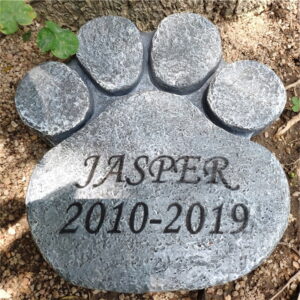 Gepersonaliseerde Gedenksteen voor Honden - Hondenpoot