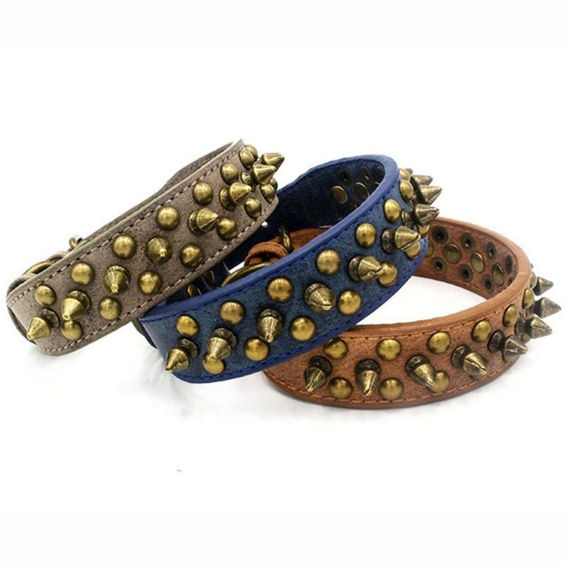 Leren Halsband met Stekels - Afbeelding 6