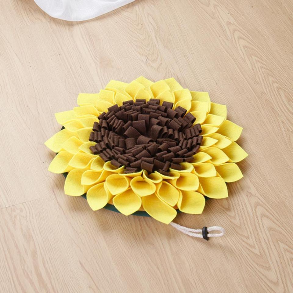 Snuffelmat voor honden - in Zonnebloemvorm - Afbeelding 5