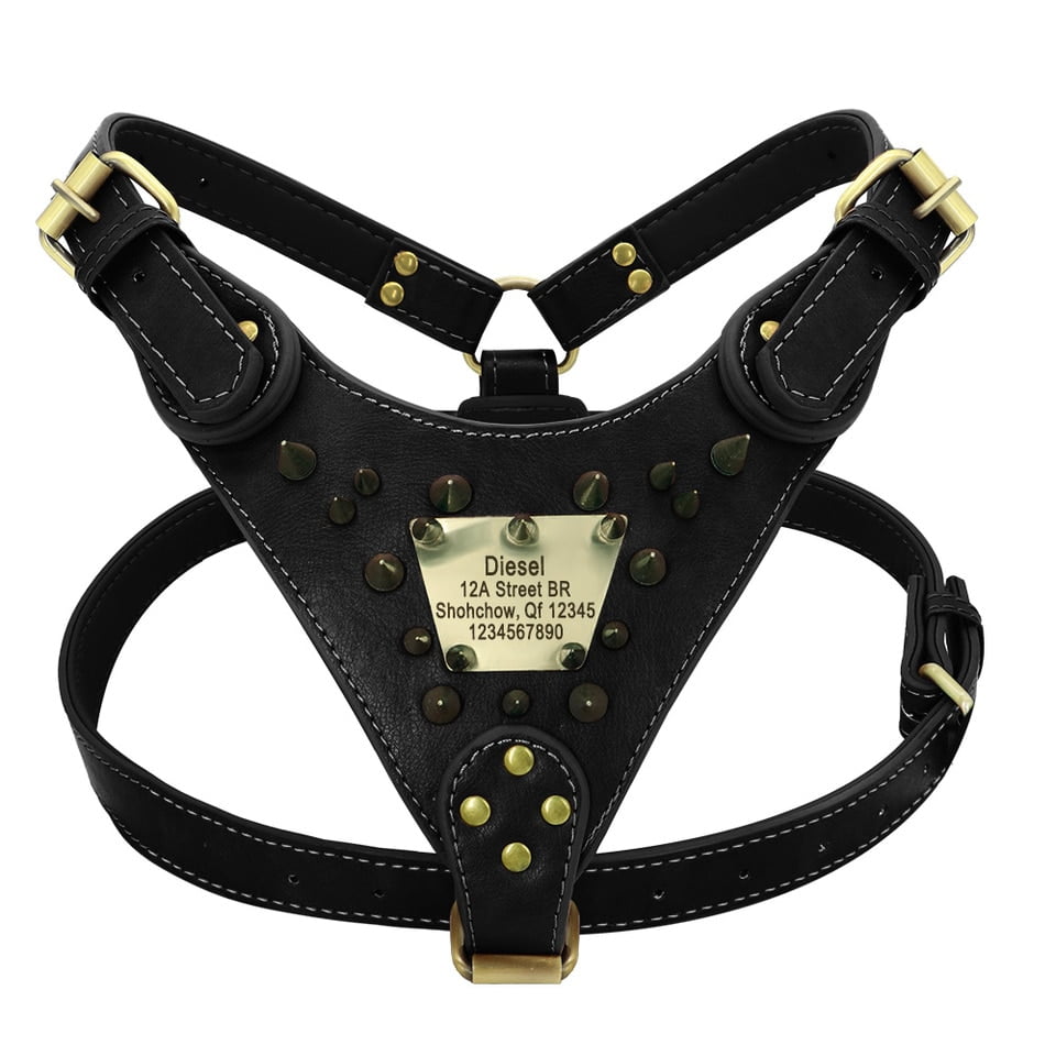 Heavy Duty Hondenharnas - Voor Extreem sterke honden - Met Gravure - Afbeelding 4