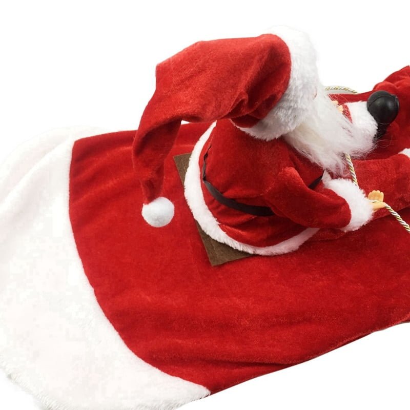 Kerstkostuum voor Honden en Katten met Kerstmanpop - Santa's Reindeer - Afbeelding 5