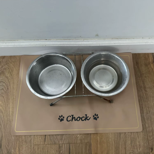 Placemat met naam voor voerbak van huisdieren - Afbeelding 3