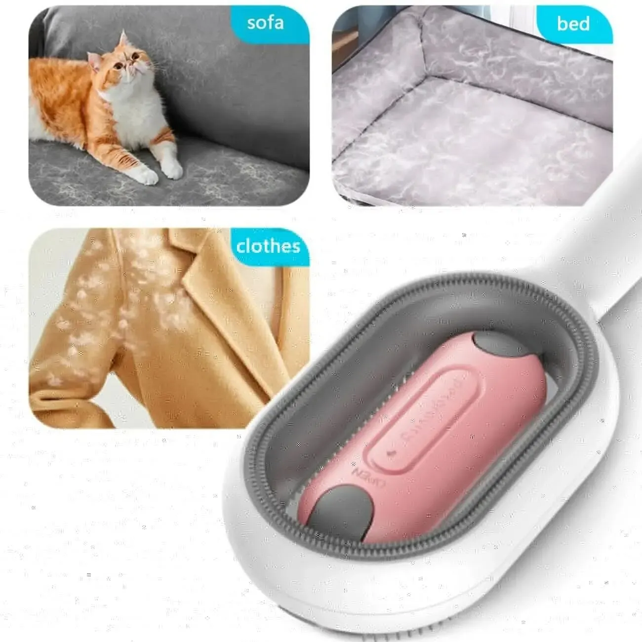 Pro Care Kattenverzorgingsborstel – Efficiënte Haarverwijdering en Vachtmassage - Afbeelding 3