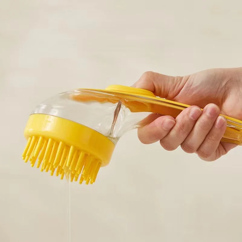 Honden Verzorgingsborstel met Shampoo Dispenser - Afbeelding 3