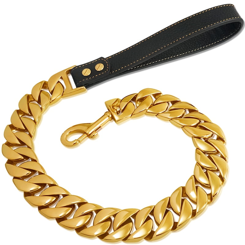 Heavy Duty Cuban Link Hondenriem - 3.2cm breed
