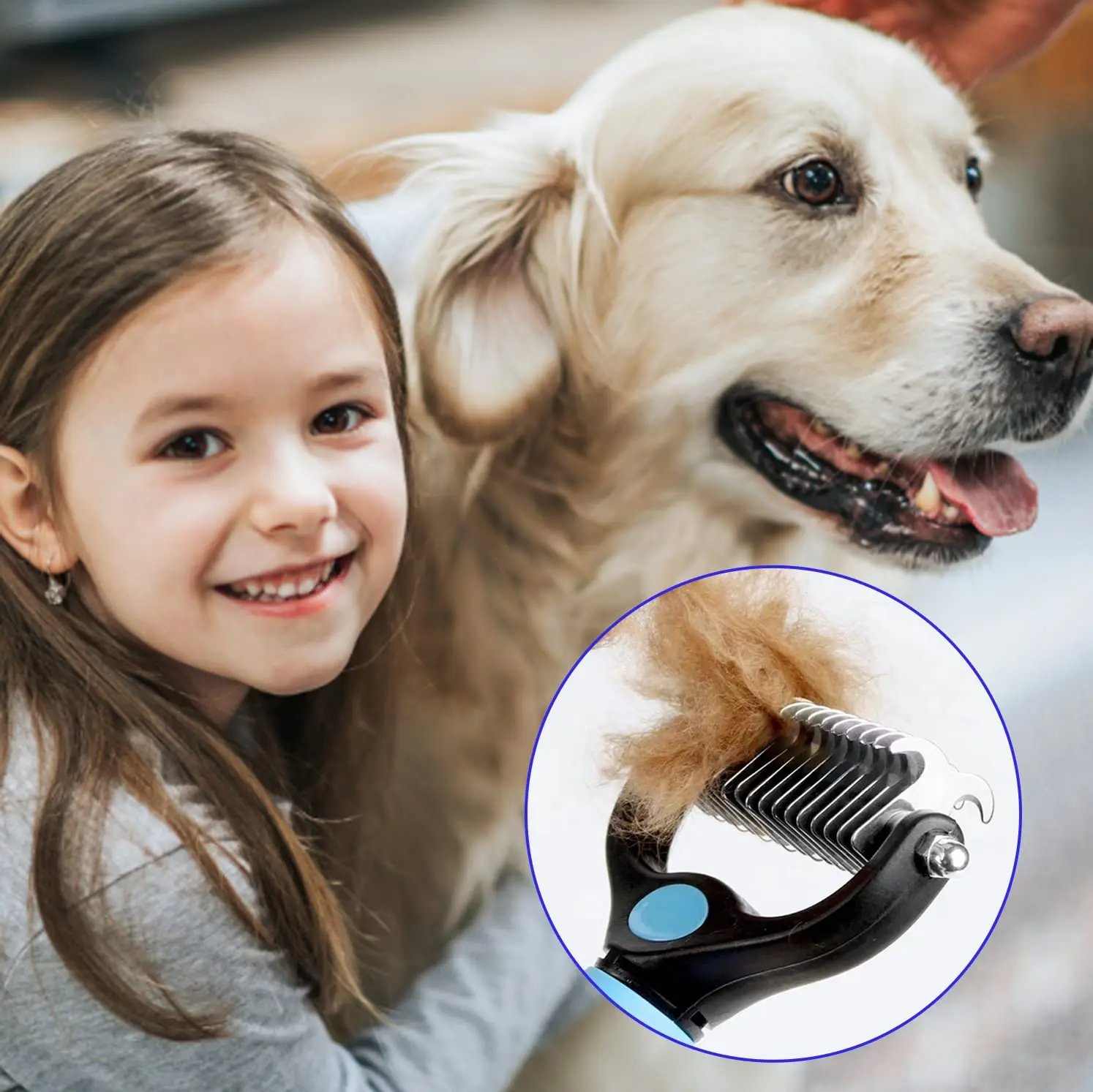 Ontklittende Kam voor Honden en Katten - Voor Glanzende vacht - Afbeelding 3