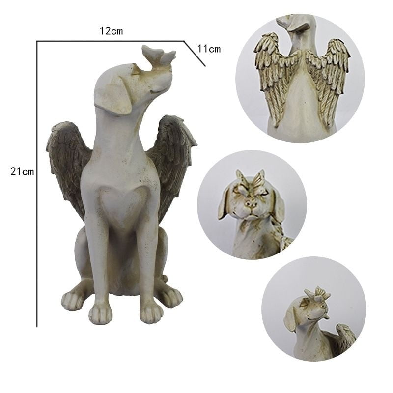 Gedenkbeeld voor Honden - Engel - Afbeelding 3