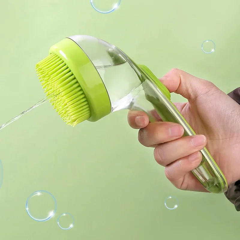 Honden Verzorgingsborstel met Shampoo Dispenser