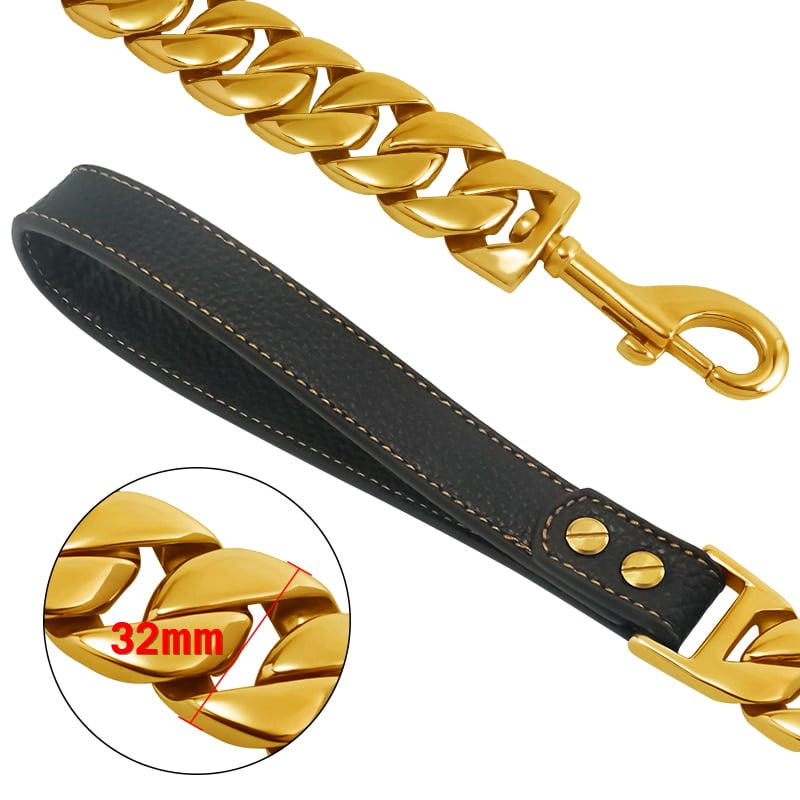 Heavy Duty Cuban Link Hondenriem - 3.2cm breed - Afbeelding 2