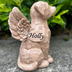 Gedenkbeeld met Naam voor Honden - Guardian Angel