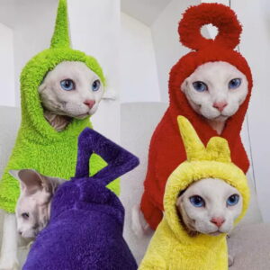 Teletubbie Hoodie voor Katten