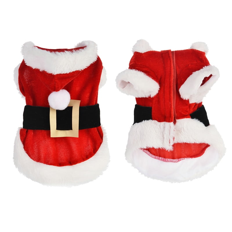 Kerstman Hoodie voor Honden - Afbeelding 2