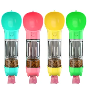 All In One Drinkfles voor Honden