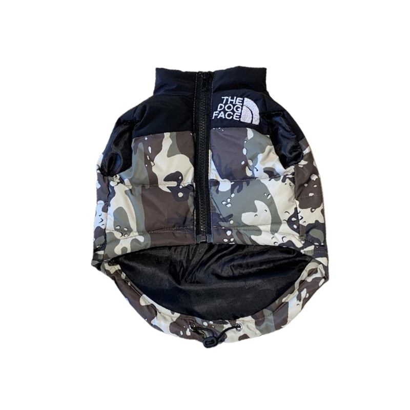 The Dog Face Camouflage Bodywarmer voor Honden