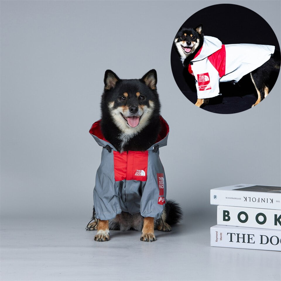 The Dog Face Reflector - Reflecterende Regenjas voor Honden