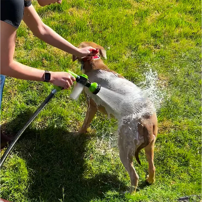 Shampoo Shower - Hondendouche met Shampooreservoir - met 8 Standen - Afbeelding 7