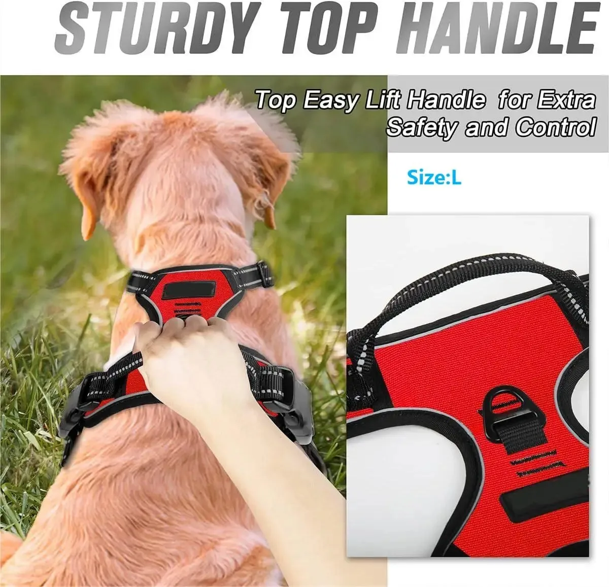No-Pull Hondentuig β Comfortabel & Veilig Wandelen Zonder Trekken - Afbeelding 4