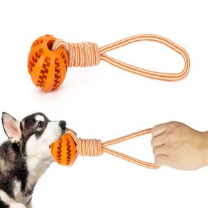 Snoepjesbal met Touw voor Honden