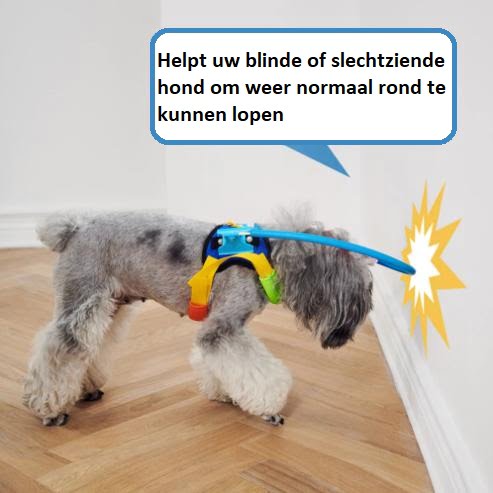 Anti Stoot ring voor Honden & Katten - voor Blinde en Slechtziende Dieren - Afbeelding 3