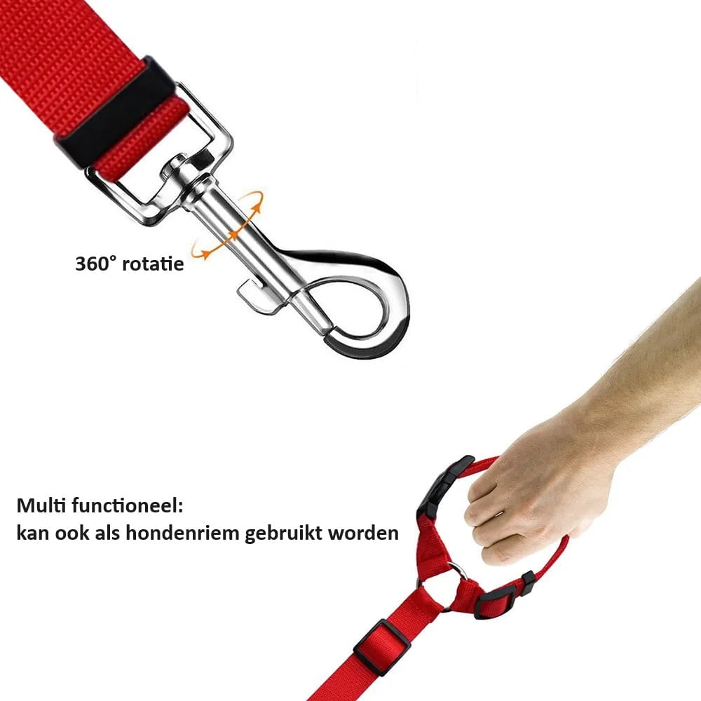 Hondengordel voor Auto - Hoofdsteunbevestiging - Afbeelding 3