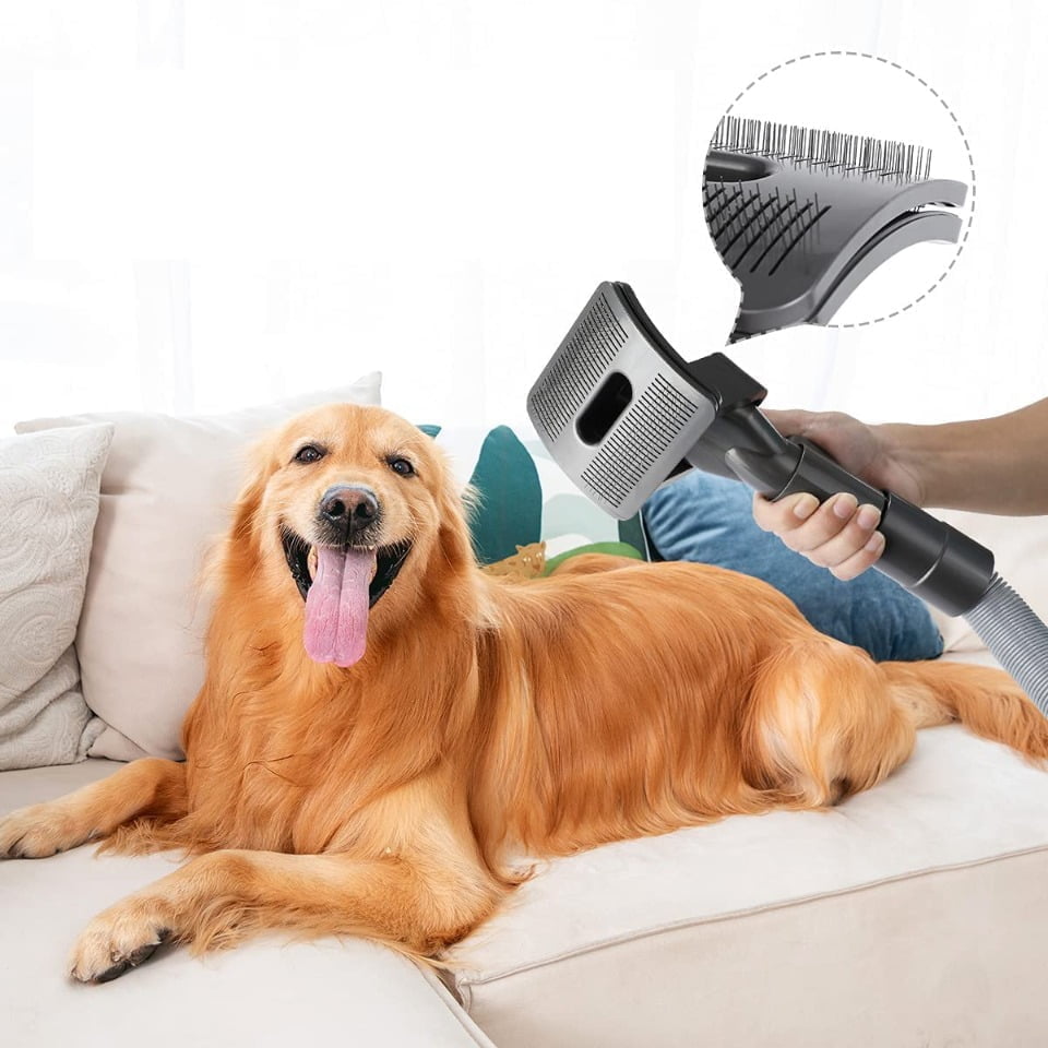 Hondenborstel met stofzuigerbevestiging - Geschikt voor onder andere Dyson - Afbeelding 3