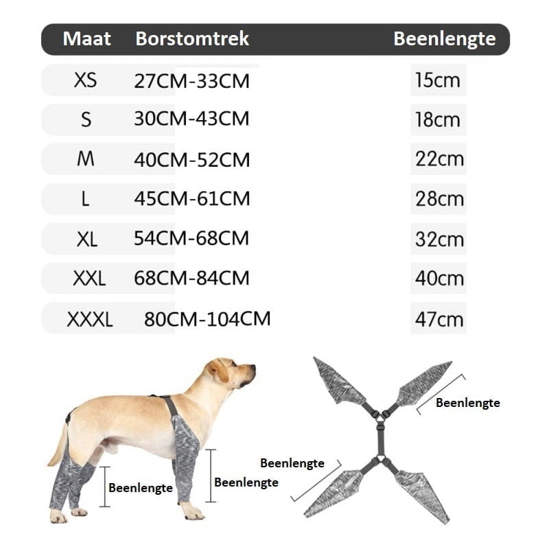 Pootmouw voor Honden - Voor -en achterpoten - Afbeelding 2