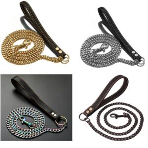 Cuban link looplijn voor honden 125cm